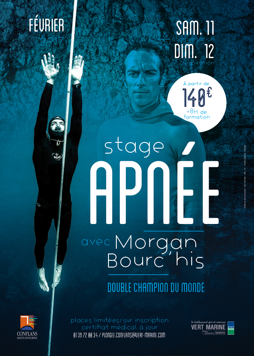 Stage d'apnée à Conflans-Saint-Honorine avec Morgan Bourc'his